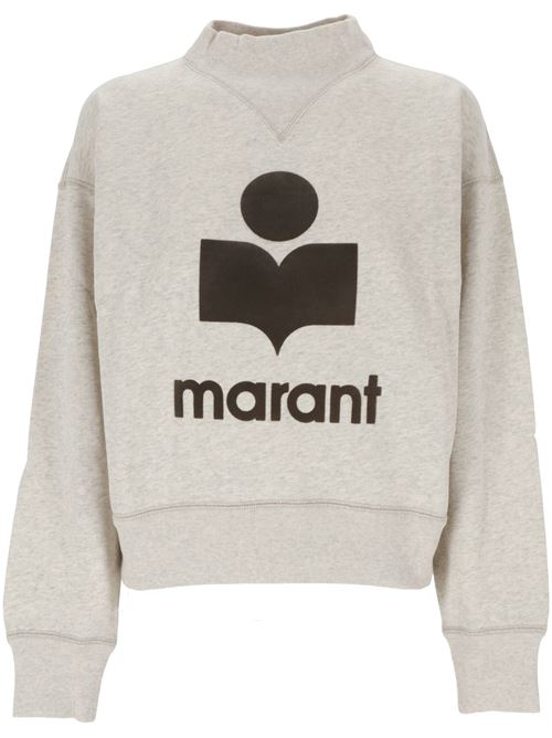 sweatshirt with logo in the front MARANT ETOILE | SW0003FAA1M07EECKI